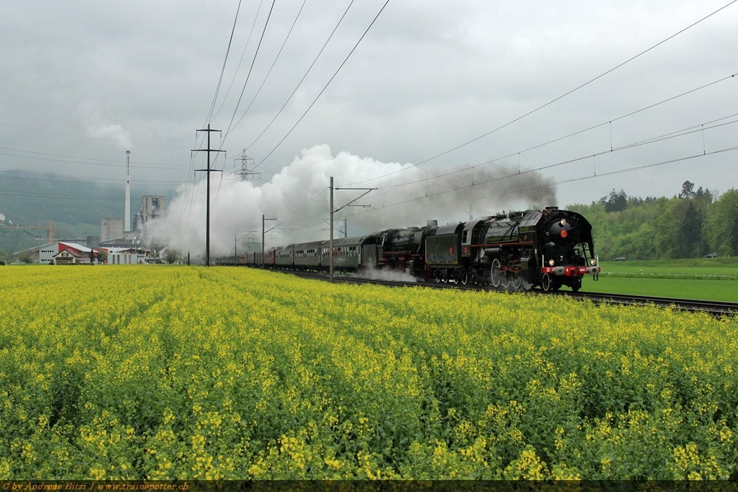 SNCF 141R 1244 ’’Mikado’’ mit der DB BR 41 018