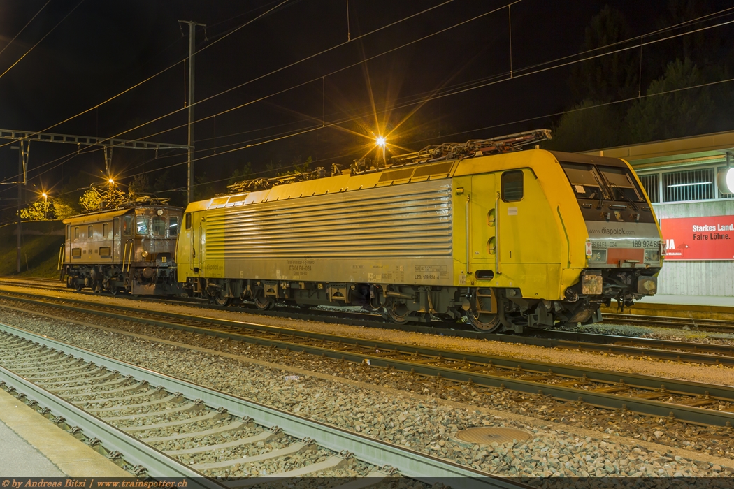 Seit August 2009 verkehrte die MRCE 189 924 beim deutsch-italienischen EVU TXLogistik. Am 18. Dezember 2013 endete ihr Dienst bei diesem Unternehmen abrupt – in einem Prellbock. Am 24. März 2014 wurde sie dann endlich zur Revisionsstätte Bellinzona zur Aufarbeitung überführt.