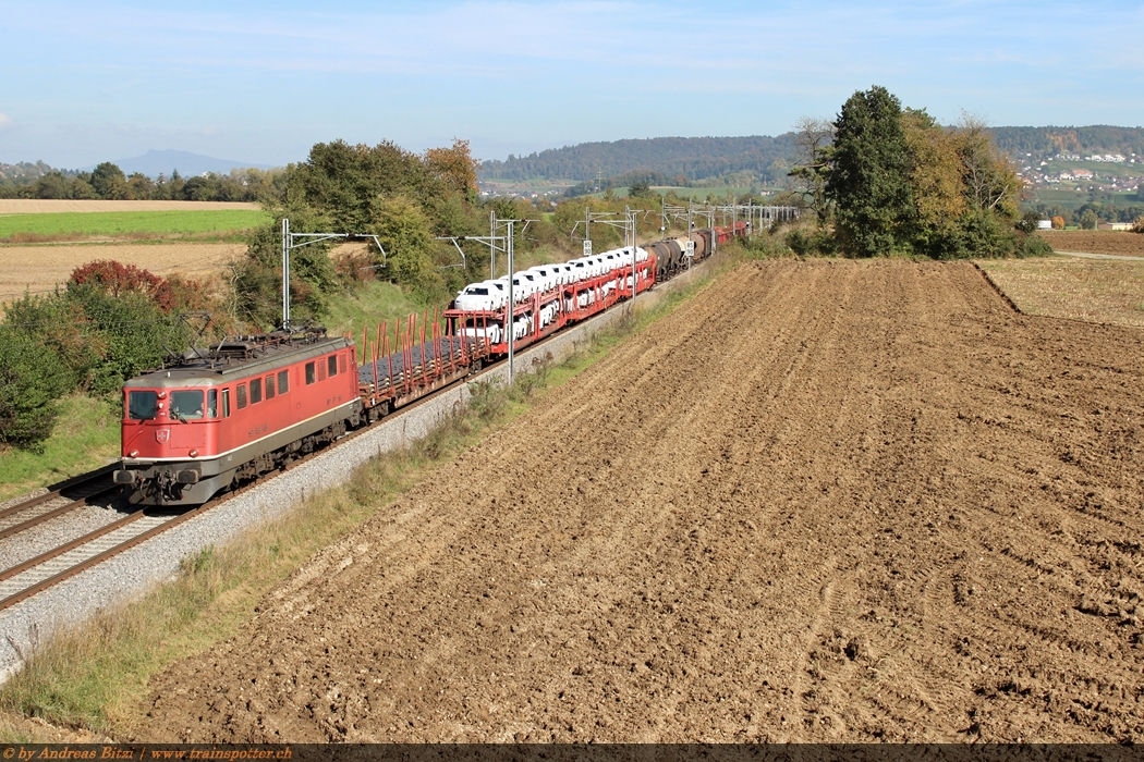 SBB Cargo 11470 ’’Brugg’’ mit einem gemischten DB von Kornwestheim nach Limmattal