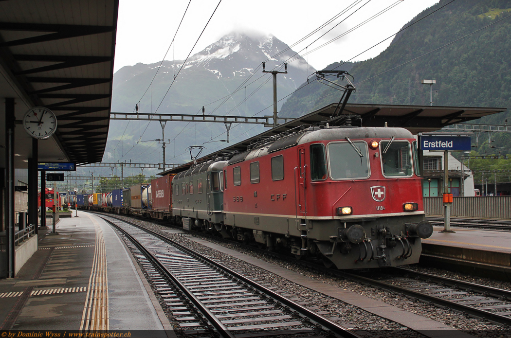 SBB Cargo 11184 und 11663 ’’Eglisau’’ mit UKV-Zug von Bellinzona nach Muttenz