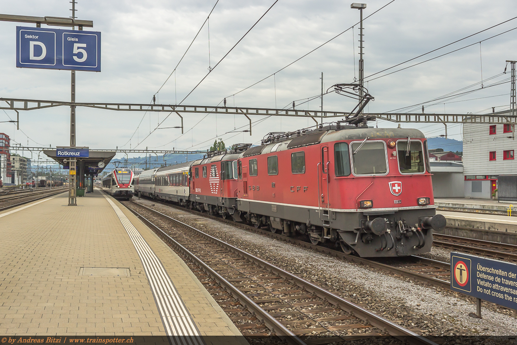 Nachdem die LION 420 222 am 17. Juli 2014 einen InterRegio ab Locarno bespannte, war in Göschenen Schluss. Am Sonntag, 20. Juli 2014 wurde sie schliesslich mit Zug von der 11192 von Göschenen nach Luzern geschleppt.
